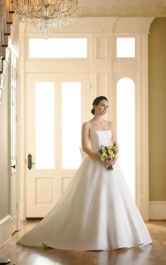 Simple and Modern Ballgown with Detailed Back, 1295, by Martina Liana